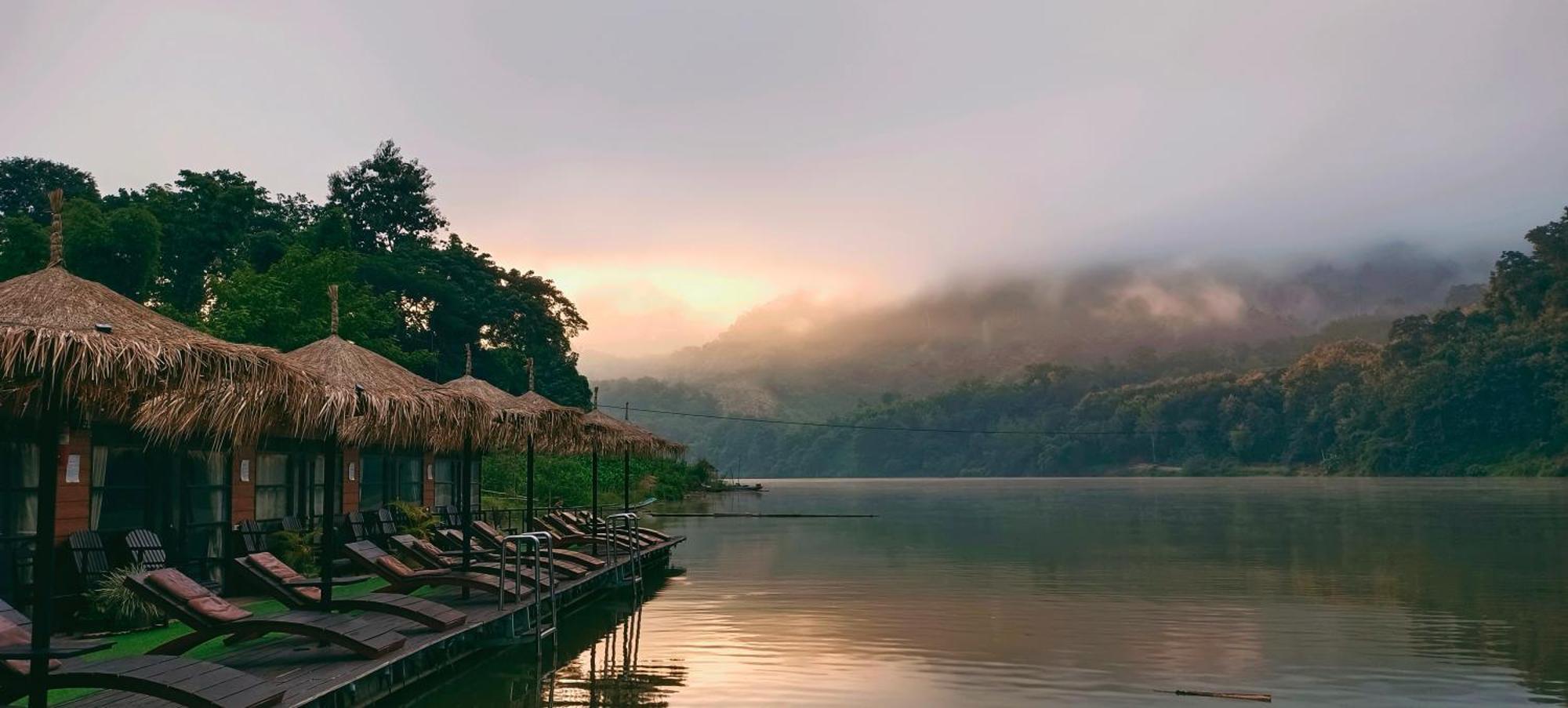 Ou River House Nongkhiaw Esterno foto