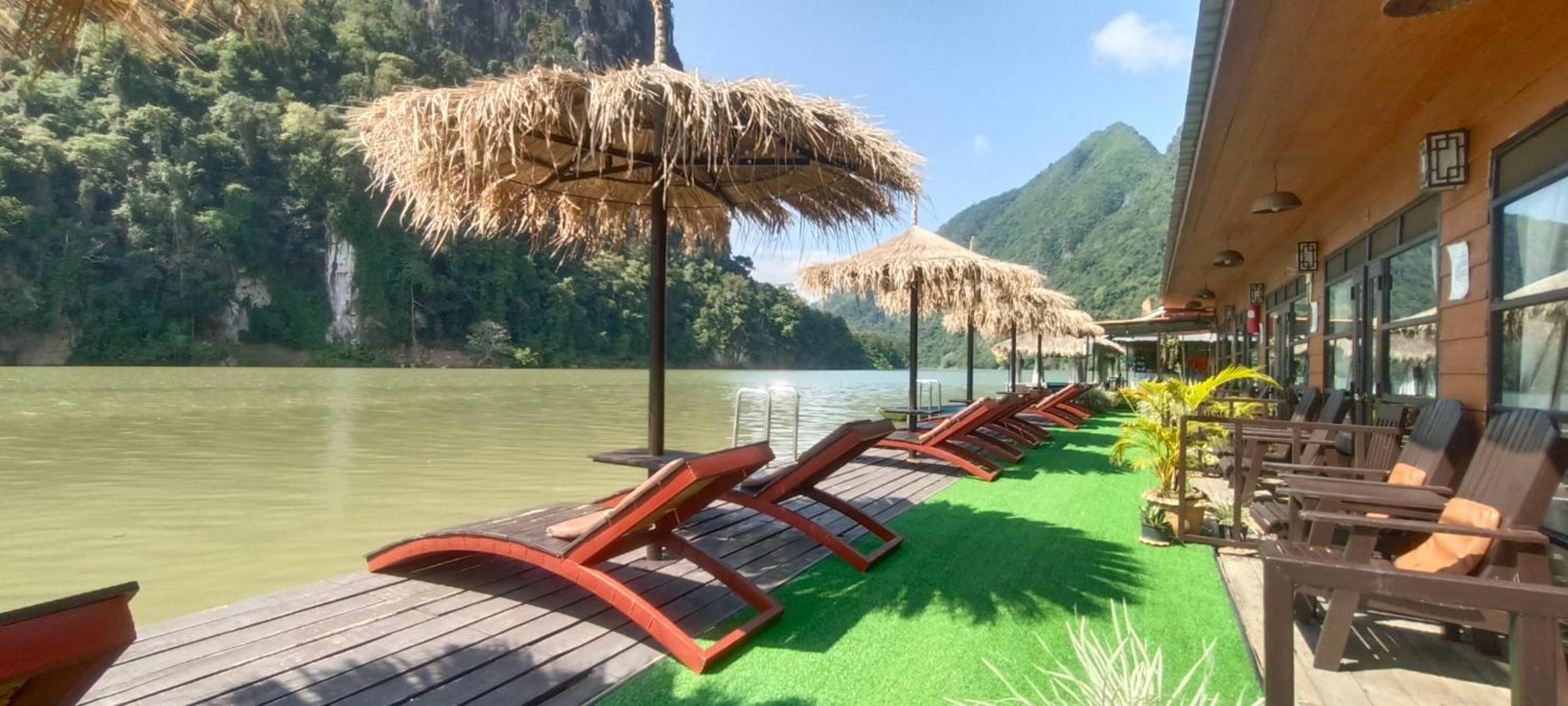 Ou River House Nongkhiaw Esterno foto